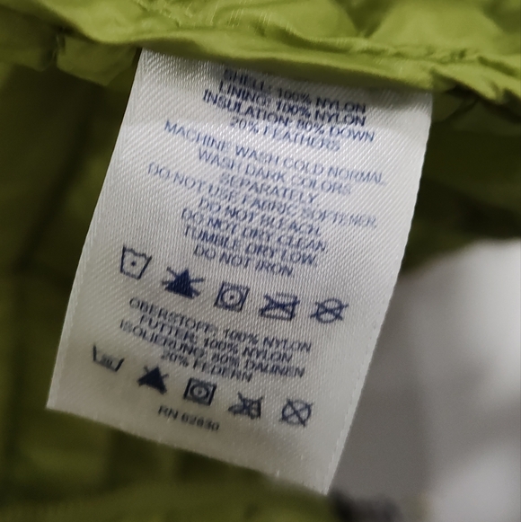 Lands’ End Youth Thermo Packable Puffer Jacket, Lime Green, Size 18-20 xl - Picture 8 of 8